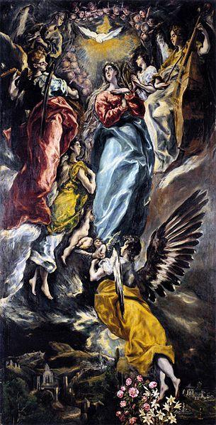 El Greco The Virgin of the Immaculate Conception Sweden oil painting art